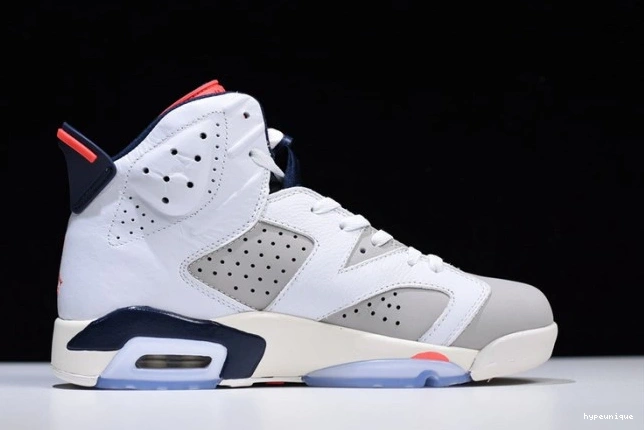 HYPE 384664-104 Infrared White Jordan 6 Air 23-Neutral Retro Tinker Grey-Sail 0812